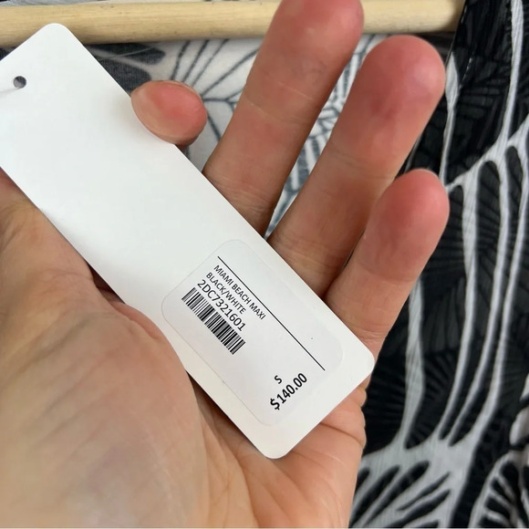 Soft Surroundings Miami Beach Maxi Dress Size Small Tropical Vacation Crinkle - Picture 5 of 10